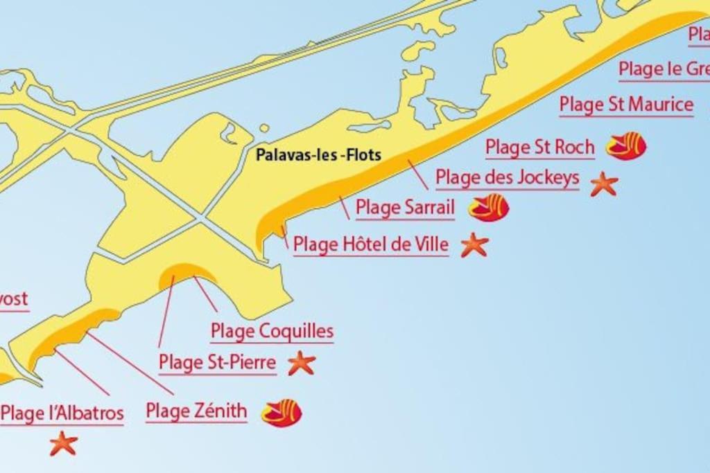 Appartement Palavas Les Flots T2 + Parking Prive Exteriér fotografie